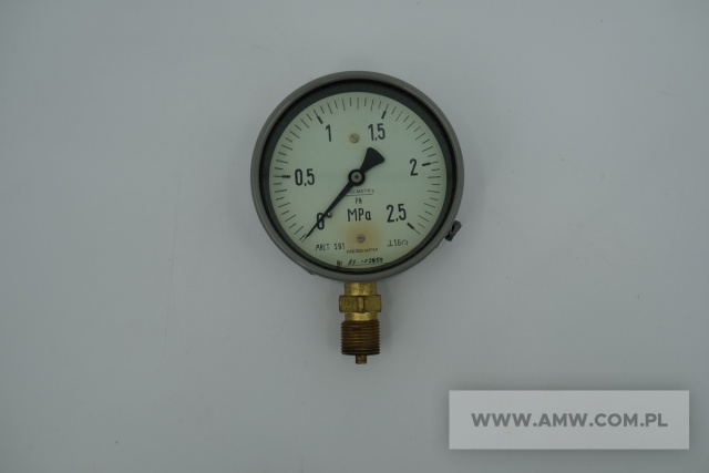 MANOMETR S91 FI 100 MM 0-2,5MPA 